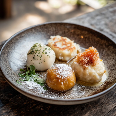 Innviertler Knödel beim Kirchenwirt St. Aegidi