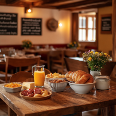 Regionales Frühstück beim Kirchenwirt