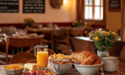 Regionales Frühstück beim Kirchenwirt